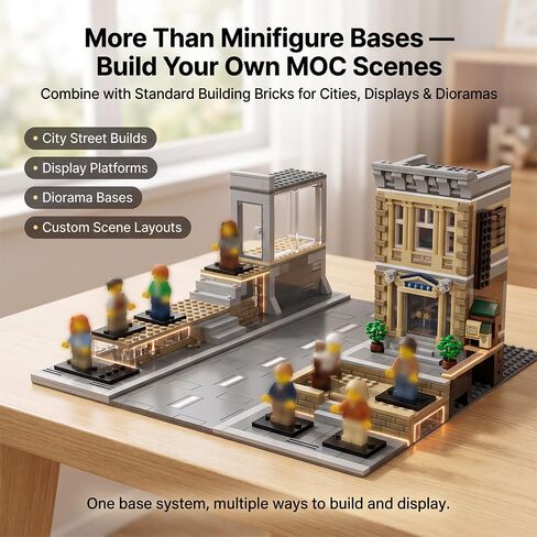 MiniFigure Display Stands 3×4 Compatible with lego Parts and Pieces in Saudi Arabia