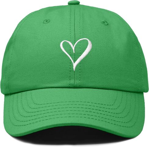 Hand Drawn Heart Hat Womens Embroidered Baseball Cap in Kuwait