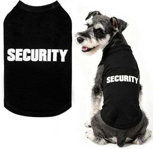 BINGPET Dog Security Shirt, Soft Cotton Puppy T-Shirt, Halloween Costumes in Kuwait