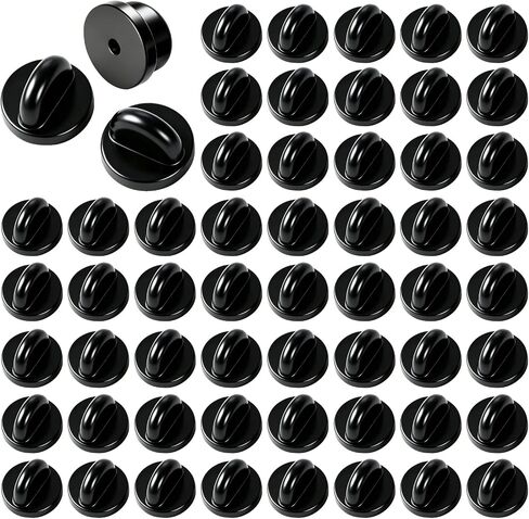300PCS Rubber Pin Backs Plastic Soft Enamel Pin Backings Replacement in Kuwait