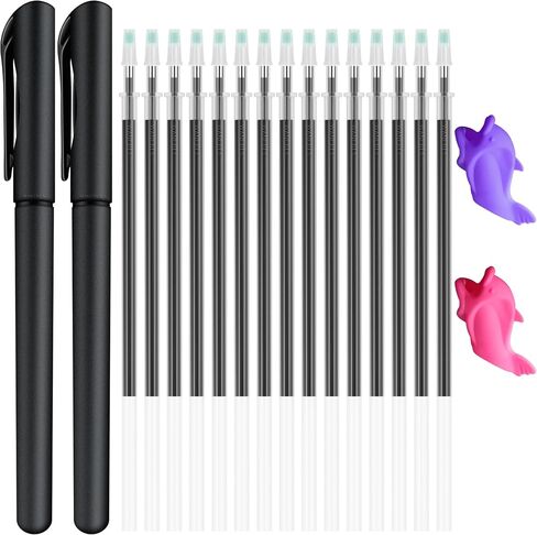 25pcs Magic Pen Refills, Magic grooved Writing Practice for Kids Special Disappearing Ink Pen, Suitable for Beginners to Practice Handwriting, Disappearing Ink Handwriting Book Magic Pen. in Kuwait