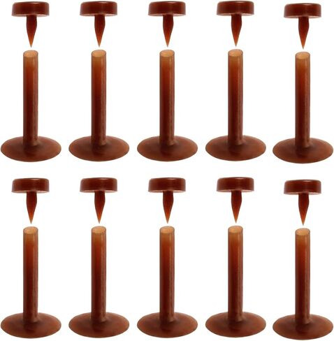 Set of 10 16GA Flesh Tone Flexible Bioflex Removable Push Top Piercing Retainers, Metal & Allergy Free in Kuwait