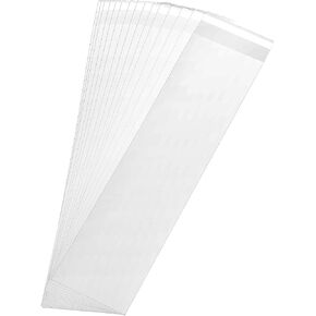 100 pcs Clear 8" x 10"(19.8*25 cm) Self Seal Cello Cellophane Bags Resealable Poly Bags 1.4 mils OPP Plastic Sleeves ,Clear bags for packaging Photos,Mats, Treats, T Shirts, Party Favors, Gifts in Saudi Arabia