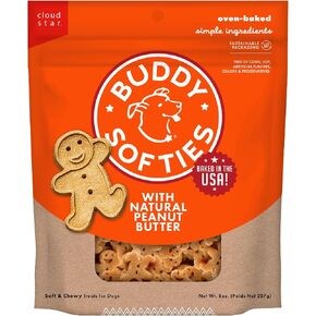 Buddy Biscuits 8 oz Bag of Softies Soft & Chewy Dog Treats, Peanut Butter in Kuwait