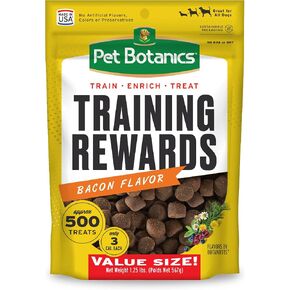 Pet Botanics Training Rewards Soft & Chewy Dog Treats, Bacon, 20 oz Bag in Kuwait