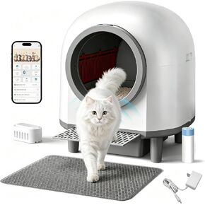 Self Cleaing Litter Box for Multiple Cats, 88L Automatic Cat Litter Box in Saudi Arabia