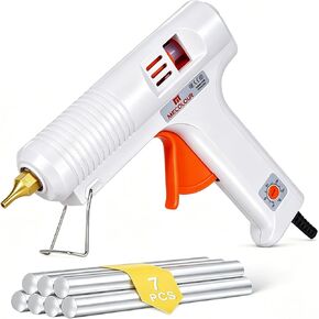 MECOLOUR Hot Glue Gun Kit,1 Hot Glue Gun and 7 Sticks(11mm,15cm),150W in Kuwait