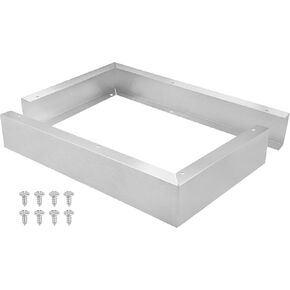 Microwave Filler Kit 2.95" Wide Stainless Steel Microwave Trim Kit Replaces W10164745 Whirlpool Microwave Trim Kit - Fits All Microwave Brands - Fills Over the Range Oven Cabinet Gap - 17.25" H x 10.75" D in Kuwait