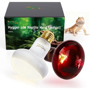 Reptile Heat Lamp, 2 Pack 75W Heat Lamp Bulbs Reptile Night Heat Bulb Basking Light for Bearded Dragon Chameleon Turtle Snake Gecko Lizard Chicken Tank Accessories, Purple in Kuwait