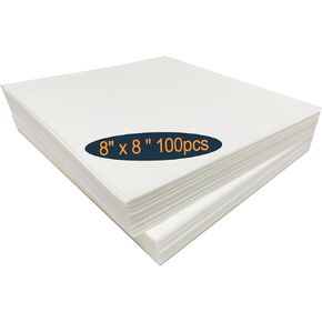 HimaPro Cut Away Embroidery Stabilizer Backing 2.5oz Medium Weight 10"x12" Cutaway Stabilizer for Machine Embroidery Precut 100pcs - 100% Polyester -Great for 5" x 7" Hoops in Kuwait