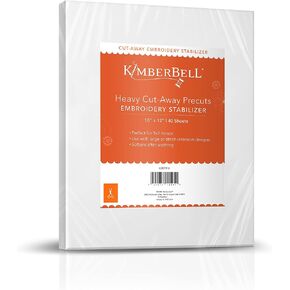 Kimberbell Cutaway Stabilizer for Embroidery Machines - Light Mesh Cut-Away Stabilizer, Soft Embroidery Backing Stabilizer, Lightweight Cutaway Mesh Stabilizer for Quilting (12" x 10 Yd Roll) in Kuwait