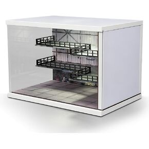 1/64 Scale 3-Tier Car Garage Diorama with LED Light in Kuwait