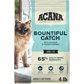 ACANA Dry Cat Food Bountiful Catch Salmon Catfish and Herring 4lb Bag in Kuwait