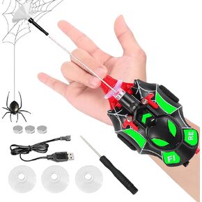 Web Launcher String Shooter Toy, Web Shooters Cool Gadgets Reel-in Real Silk Role-Play Fun Stuff Toys Great for Men and Kids (Crow) in Kuwait