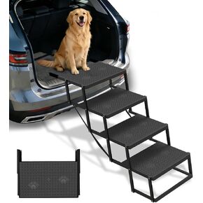 Dog Steps for Car, SUV with Upgraded Non-Slip Surface, 4 Steps in Saudi Arabia