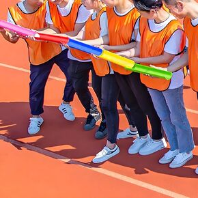 KINDEN Team Building Exercise Activities Pipeline Kit Group Games, Half Pipes Indoor Outdoor Ice Breaker Group Learning Team Work Youth Sports for Kids Teens, Children, Adults Competition Funny Games in Kuwait