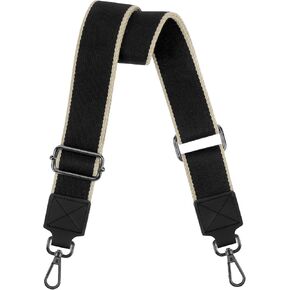 Muteffcase Purse Strap Wide Replacement Crossbody Bag Straps Canvas Handbag Shoulder Strap, Adjustable Woven Tote Belt in Saudi Arabia