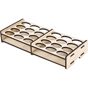 Wood Module Paint Rack Bottles Stand, 24 hole paint rack N in Kuwait