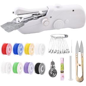 Handheld Sewing Machine for Beginners,Mini Sewing Machines for Quick Stitching,Practical Sewing Tool Portable Sewing Machine Suitable for Home,Travel and DIY,Electric sewing machine in Kuwait