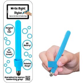 Handwriting Improvement Tool for Children, Perfect for Learning Writing Skills, Compatible with All Tablets, Montessori-Inspired Educational Stylus for Schools - Write Right Stylus in Kuwait