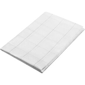 Fusible Interfacing with 2"x2" Grid Nonwoven Layout | 48" x 8 Yards Polyester Lightweight Iron-On Interfacing Roll for DIY Crafts, Quilting, and Sewing Supplies (White, 1 Pack) in Kuwait