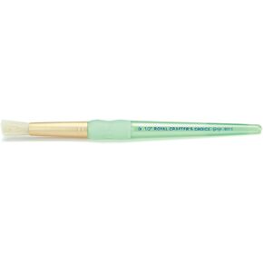 Crafter's Choice White Bristle Standard Stencil Brush-1/2" Width in Kuwait