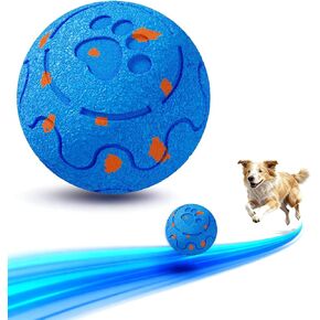 Interactive Smart Dog Toy, Automatic Moving, Bouncing Ball, E-TPU Material in Kuwait
