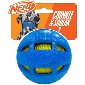 3.8in TPR Squeak and Crunch Ball – Blue in Kuwait