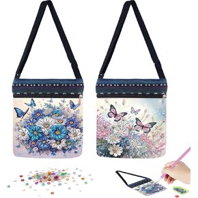 Diamond Painting Crossbody Bag,8.5x8.7in,Diamond Art Bag,2PCS in Kuwait