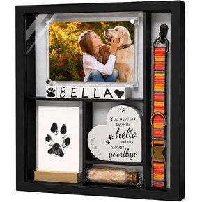 11*12 Pet Memorial Shadow Box Frame with Paw Print Impression Kit in Kuwait