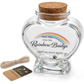 Pet Fur and Hair Keepsake Jar for Dogs and Cats, Rainbow Bridge Memorial in Kuwait