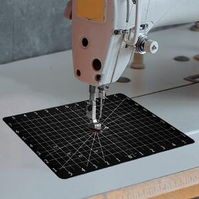 Jonnick Quilting Slider Mat with Tacky Back - Sew Slip Mat for Quilting - Free Motion Quilting Accessories-Grid Marked Make Sewing Easier (White, 12 x 20) in Kuwait