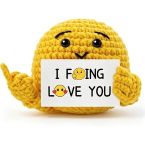 Best Friend Gift for Women Men Crochet Positive Egg Funny Birthday Gift in Kuwait