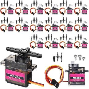 Hanaive 16 Pcs 9g Micro Servo Motor Mini Servo Motors Rc Kit in Kuwait