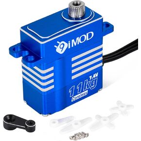 11KG Micro Servo Waterproof High Torque RC Car Steering Servo for TRX4M TRX4MT 1/18 RC Crawler Upgrade Parts, 7.4V Coreless Metal Gear Digital Servo (Control Angle 180°) in Kuwait