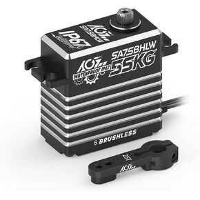 AGFRC 55KG Waterproof Brushless 1/10 1/8 RC Servo Motor(SA75BHLW) in Kuwait