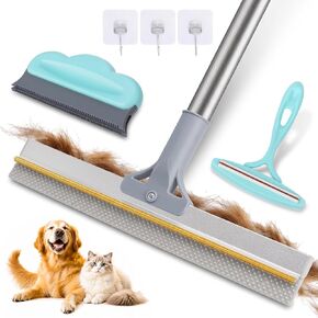 Carpet Rake for Pet Hair Removal Tool, Reusable Pet Hair Remover Broom in Kuwait