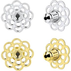 4PCS Flower Earring Backs for Droopy Ears,Heavy Earrings in Kuwait
