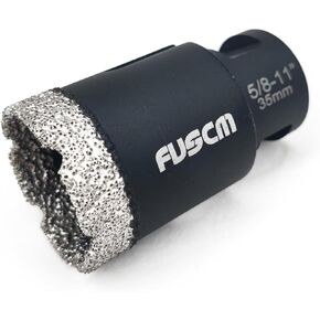 Vacuum brazed Diamond Dry Drilling bits Core bits Set with 5/8-11 for Porcelain Tile Granite Marble Stone Masonry Black（25/35/40/45/50/68mm） in Saudi Arabia