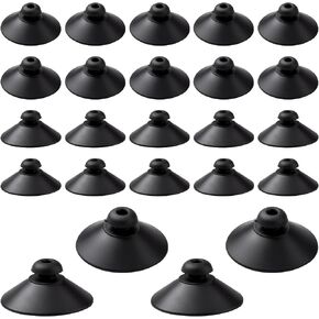 24PCS Black Suction Cups for Aquarium, 28mm Rubber Fish Tank Suction Cups in Kuwait