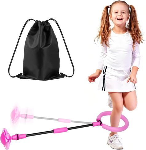 Skip Ball, Portable Foldable Colorful Flash Wheel Swing Ball in Kuwait