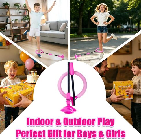 Skip Ball, Portable Foldable Colorful Flash Wheel Swing Ball in Kuwait
