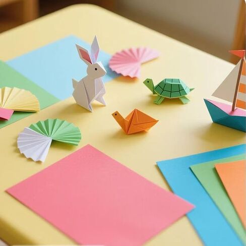 Colored Paper 100 Sheets, Construction A4 Copy Paper for Craft Art Drawing in Saudi Arabia