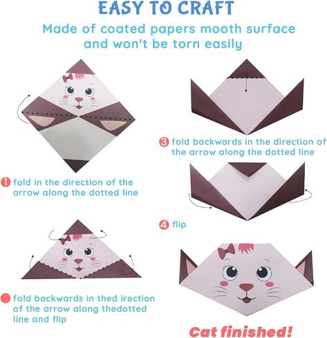 Origami Kit for Kids Ages 5-16, 212 Sheets with 72 Patterns & Instruction Book | Origami Paper Kit for Beginners & Advanced | Arts & Crafts Toys for Girls & Boys Ages 8-12 | Birthday & Christmas Gifts in Saudi Arabia