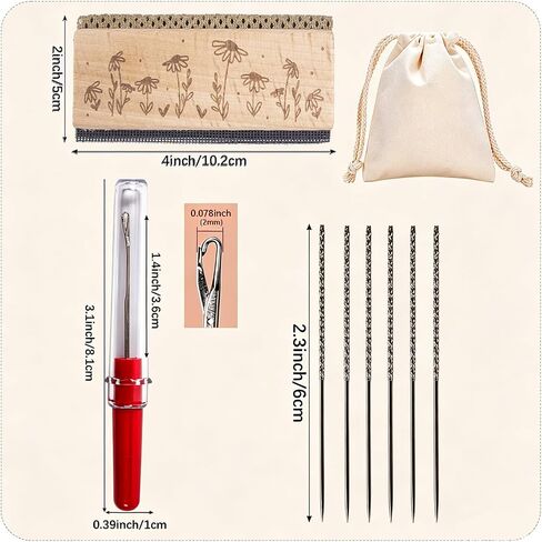 Double Sided Cashmere Comb with Snag Repair Tools, Lint Comb, Shaver Lint Scraper, Snag Repair Needles, Sweater Wool Comb Sewing Kit Repair Tool Kits in Saudi Arabia