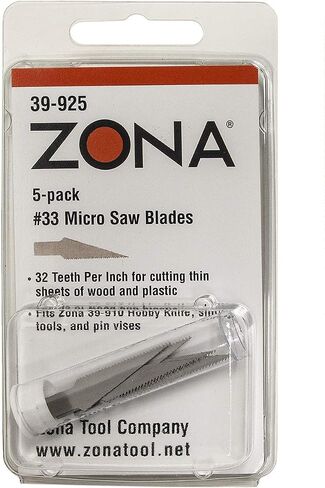Micro Saw Hobby Knife Blades (#33), Tube of 5 in Saudi Arabia