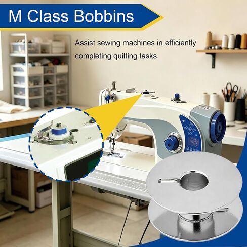 30 Pcs 18034AS M Class Bobbins Compatible with Handi Quilter Bobbins in Saudi Arabia