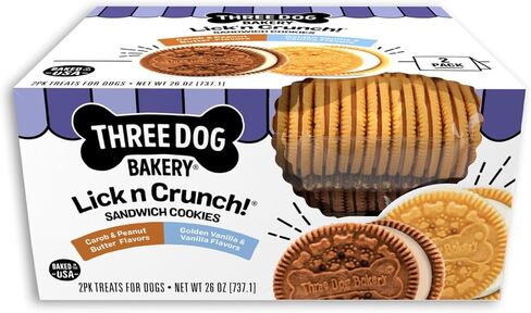 Three Dog Bakery Lick'n Crunch! Dog Treats - 13 oz in Saudi Arabia