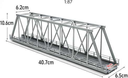 Railway Bridge with Lattice | Model Train Bridge, for Dioramas in Saudi Arabia
