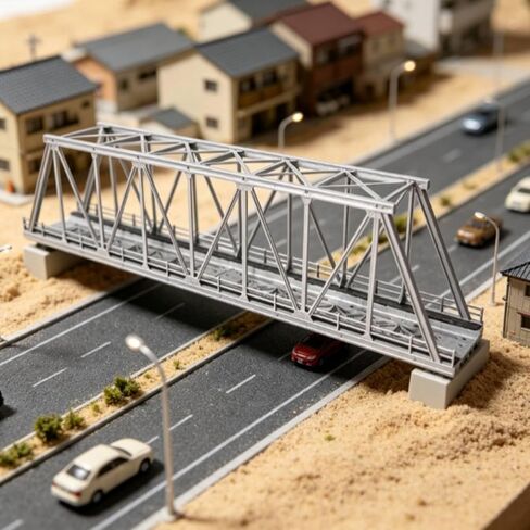 Railway Bridge with Lattice | Model Train Bridge, for Dioramas in Saudi Arabia